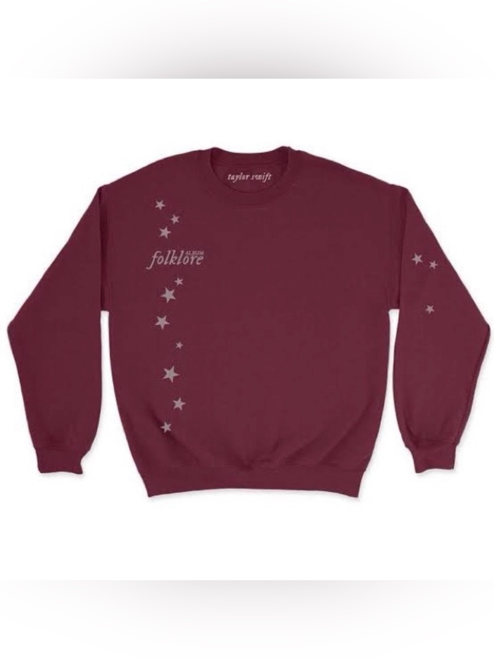 Taylor Swift Official Folklore Sweatshirt Sz L